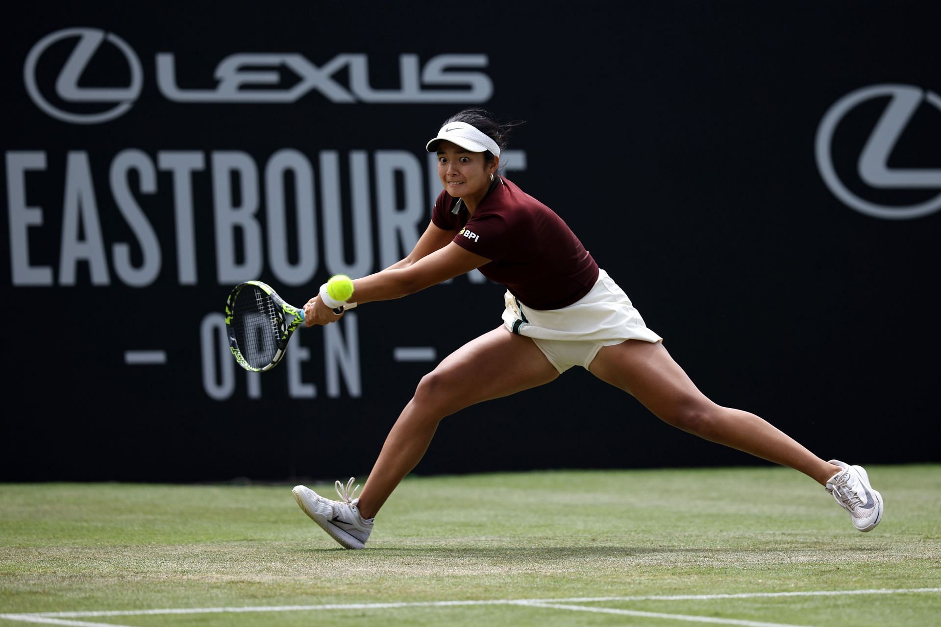 Alexandra Eala is playing her first Tour-level final. (Source: Getty)